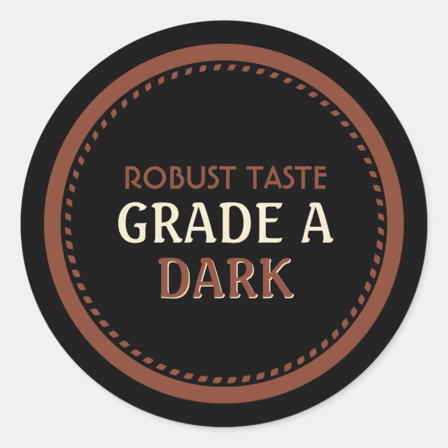 Maple Syrup Grading Label Black Gold (Front)