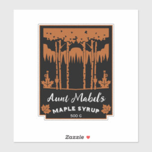 Maple Syrup Home Made Editable