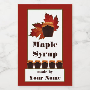 Maple Syrup Label 3x2