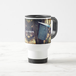 Maple Syrup Sap Bucket Personalised  Travel Mug
