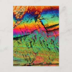 maple syrup under a microscope postcard