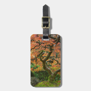 Maple Tree At The Japanese Gardens In Autumn Luggage Tag
