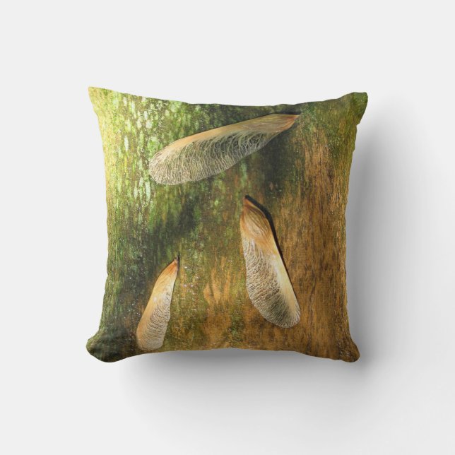 Maple Tree Helicopters On Cedar Cushion (Front)