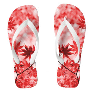 Maple Trees Leaves Design-29997 Jandals