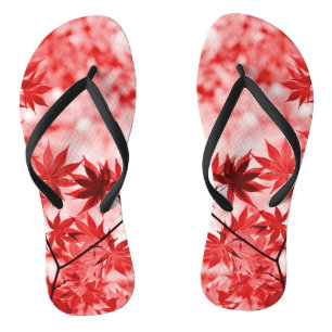 Maple Trees Leaves Design-29997 Jandals