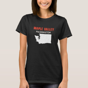 Maple Valley Washington USA State America Travel W T-Shirt