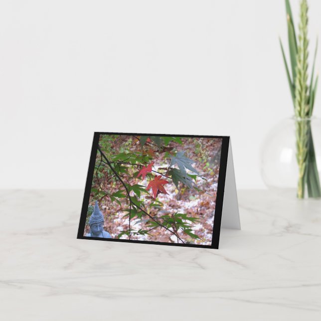 Maple Zen Notecard (Front)