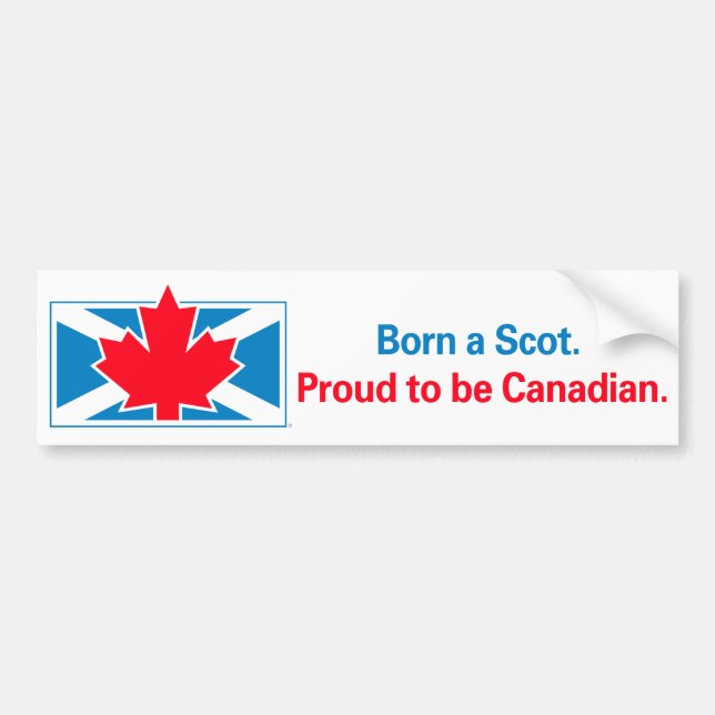 Maplescot Bumper Sticker (Front)