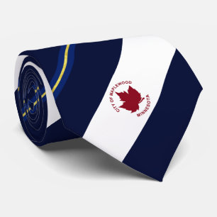 Maplewood (Minnesota) city flag Neck Tie