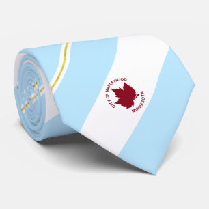 Maplewood (Minnesota) city flag Neck Tie