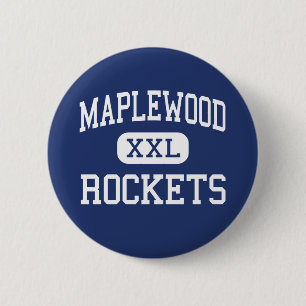 Maplewood - Rockets - High School - Cortland Ohio 6 Cm Round Badge