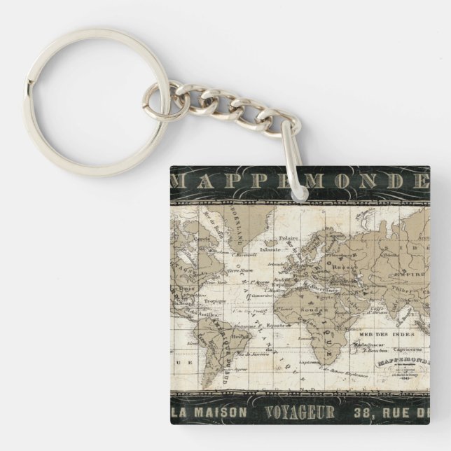 Mappemonde Key Ring (Front)