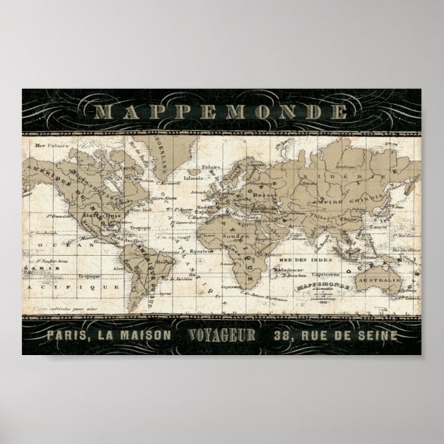Mappemonde Poster (Front)