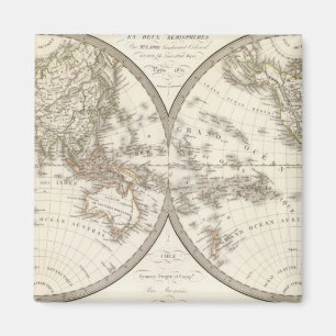 Mappemonde - World Map Magnet