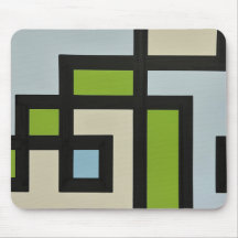 [mapper #3] Mouse Pad Abstract Painting Modern Ret