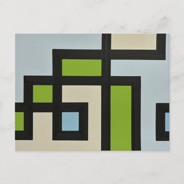 [mapper #3] Postcard Abstract Modern Retro (Front)