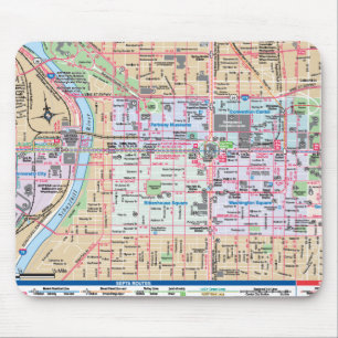 Mapping The City of Brotherly Love Mouse Pad