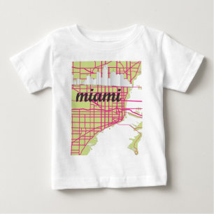 maps Miami Baby T-Shirt