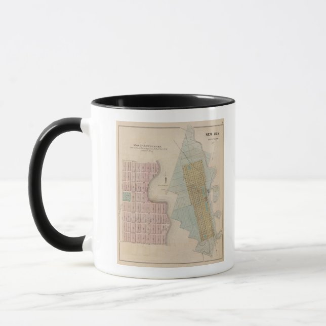 Maps of New Auburn, Minnesota Mug (Left)