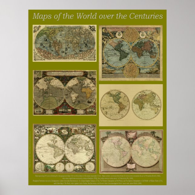 Maps of the World over the Centuries Poster (Front)