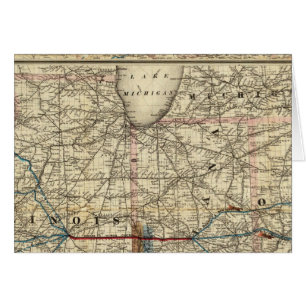Maps showing the Indiana
