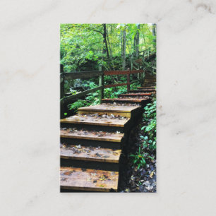 maquoketa caves state park staircase business card