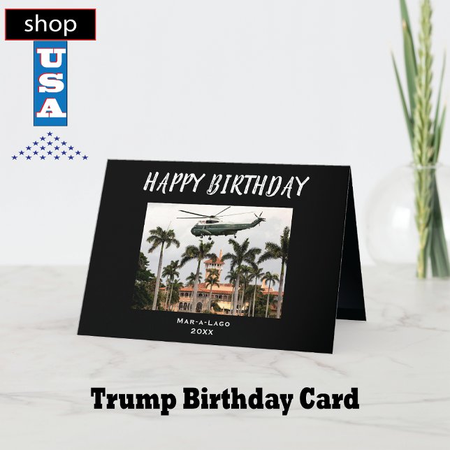 Mar-a-Lago Trump 🎉 Funny 40th Birthday Card (Creator Uploaded)