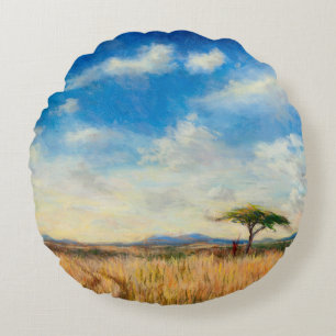 Mara Landscape 2012 Round Cushion