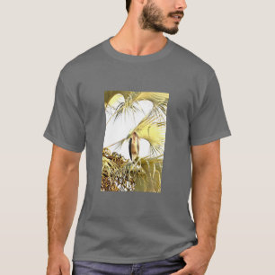 Marabo Stork in the giant palm leaves. T-Shirt