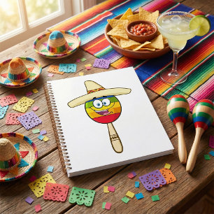 Maraca with Sombrero Colourful Fiesta Planner