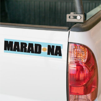 MARADONA BUMPER STICKER