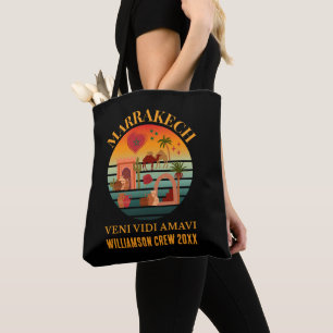 MARAKKESH Veni Vidi Amavi Morocco Custom Vacation Tote Bag