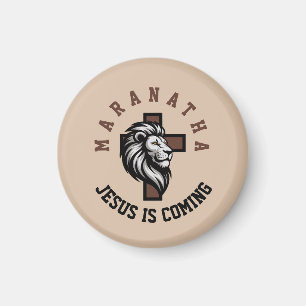 Maranatha Jesus is coming Magnet