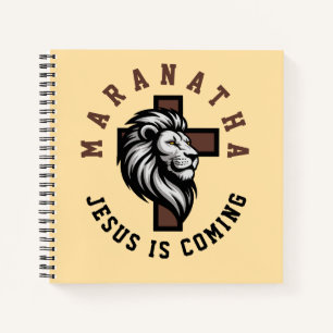 Maranatha Jesus is coming Notebook