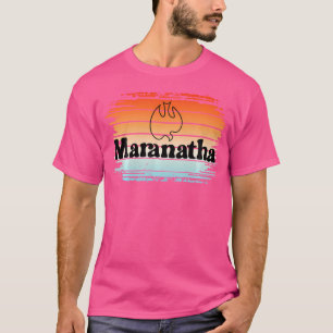 Maranatha Retro Dove Christian Revolution Jesus Pe T-Shirt