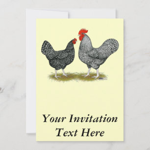 Marans:  Cuckoo Pair Invitation