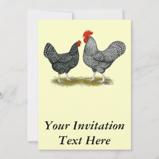 Marans:  Cuckoo Pair Invitation