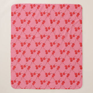 Maraschino Cherries Pink Red Blanket
