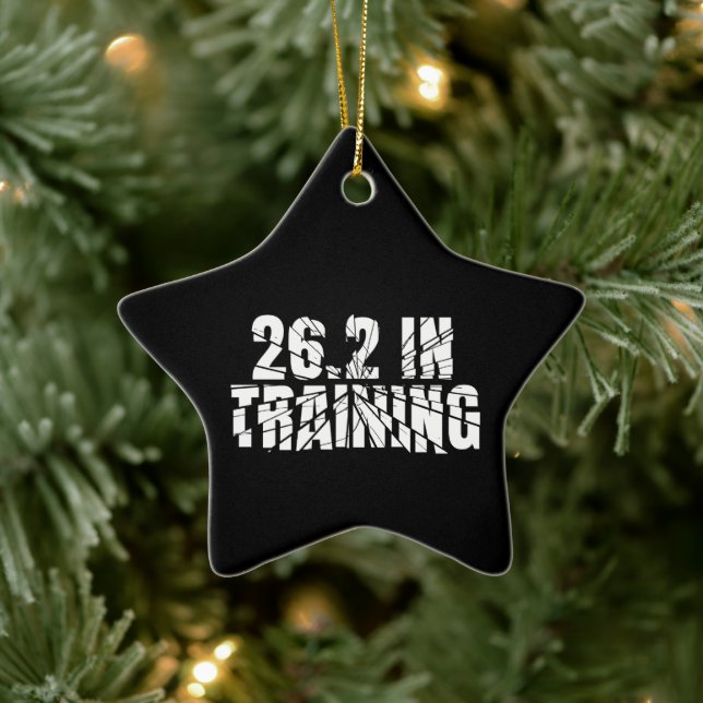Marathon 26.2 In Training Running Gear Ceramic Tree Decoration (Tree)