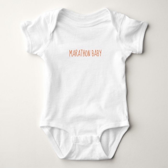 Marathon Baby Bodysuit (Front)