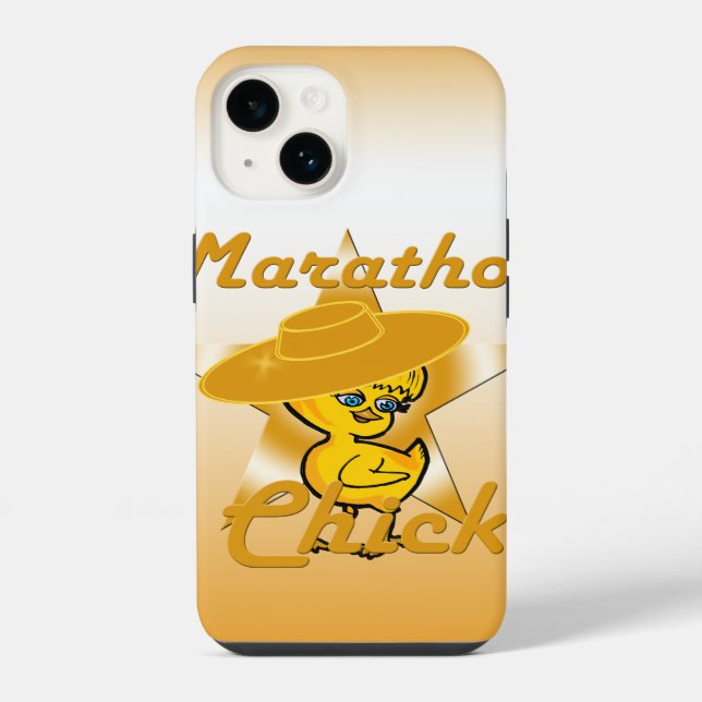 Marathon Chick #10 iPhone Case (Back)