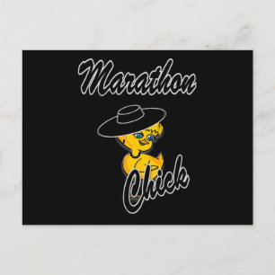 Marathon Chick #4 Postcard