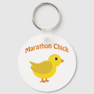 Marathon Chick Key Ring