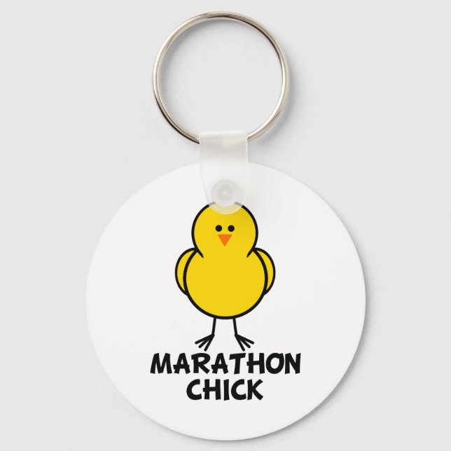 Marathon Chick Key Ring (Front)