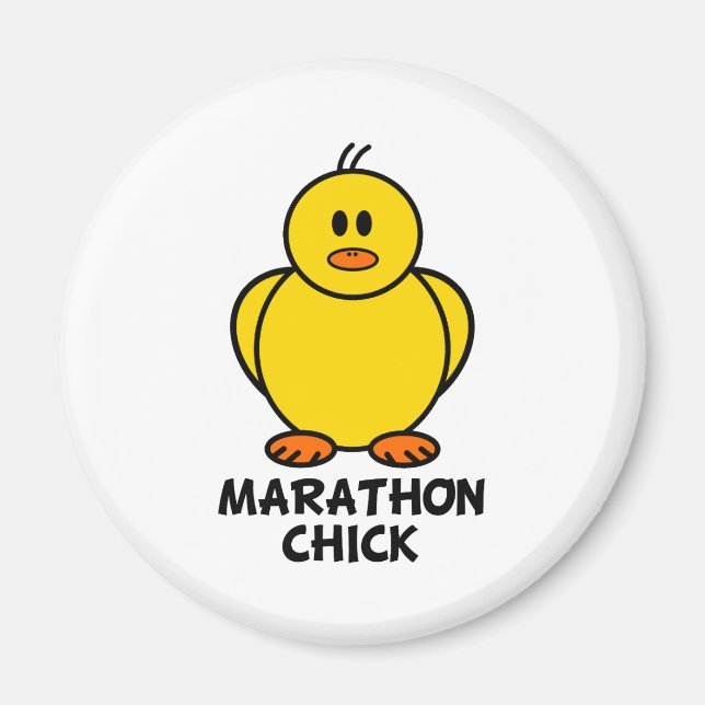 Marathon Chick Magnet (Front)