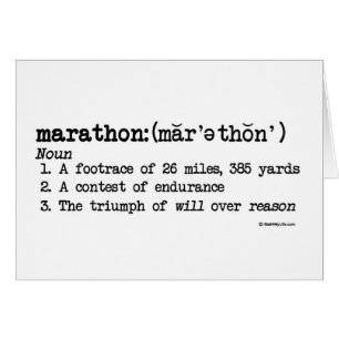 Marathon Definition