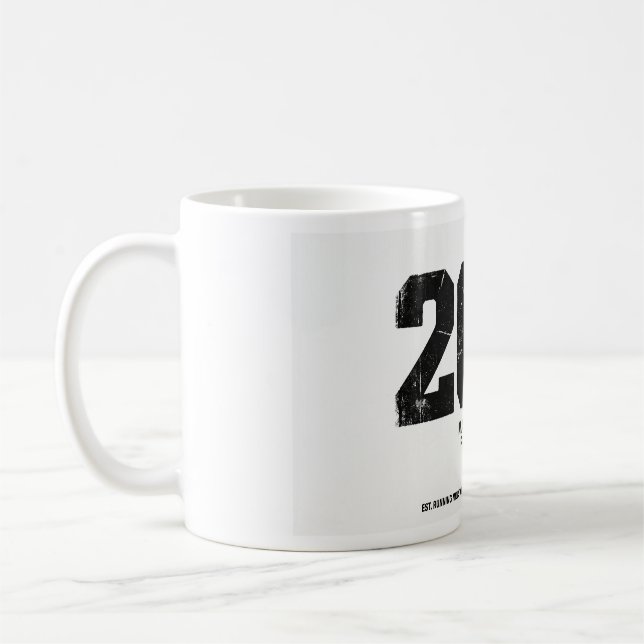 Marathon Finisher 26.2 Miles Running Gift  Coffee Mug (Left)