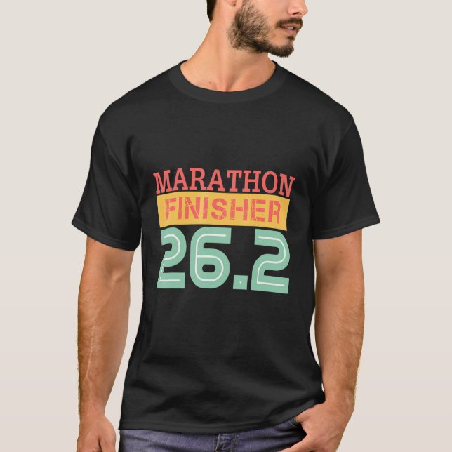 Marathon Finisher 26 2 Running T-Shirt (Front)