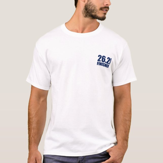 Marathon Finisher - Navy T-Shirt (Front)