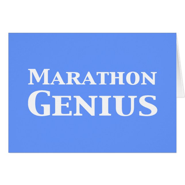 Marathon Genius Gifts (Front Horizontal)
